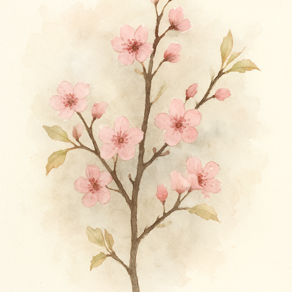Prunus Autumnalis Rosea Japanese Flowering Cherry Plants