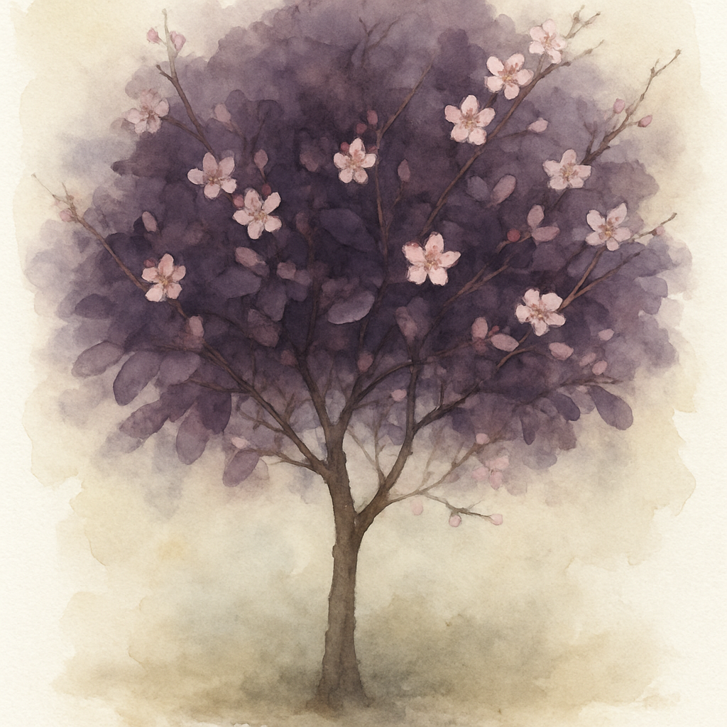 Prunus cerasifera 'Nigra' Tree