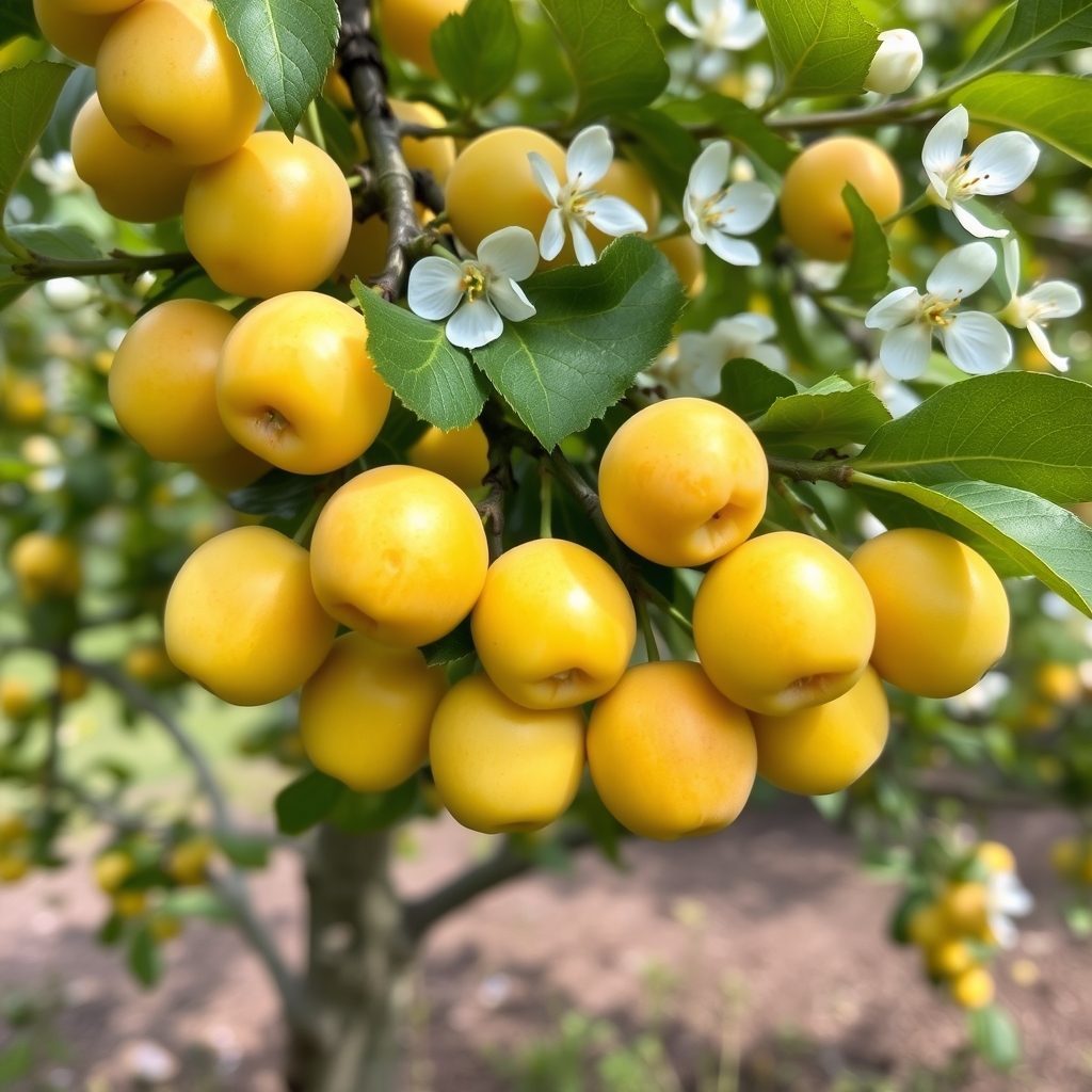 Prunus domestica var Italica Green Gage