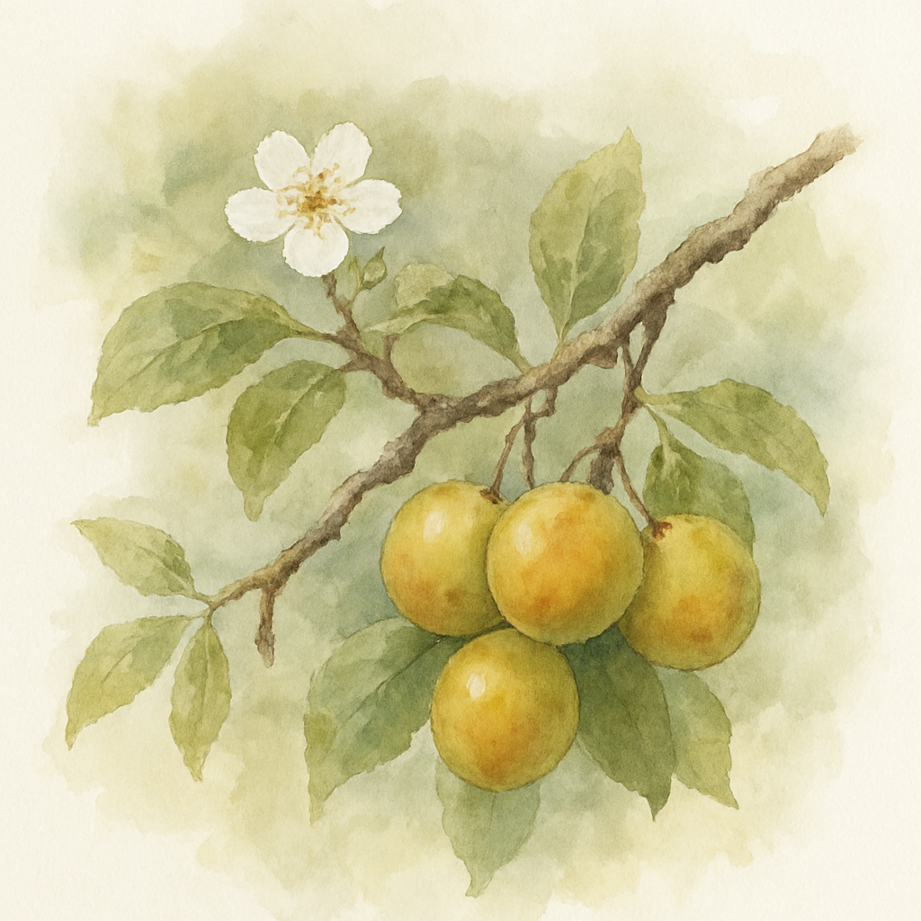Prunus domestica var Italica Green Gage