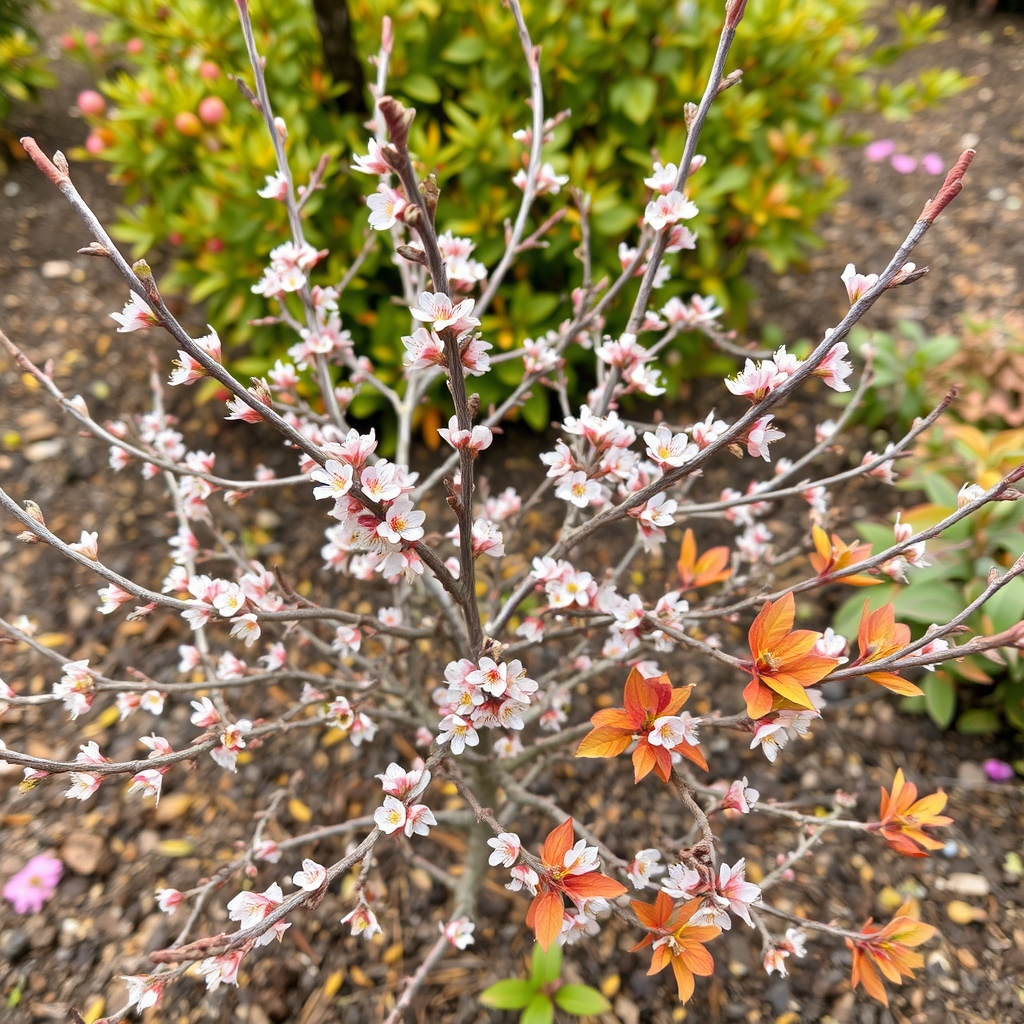 Prunus Incisa Kojo No Mai Potted Shrubs