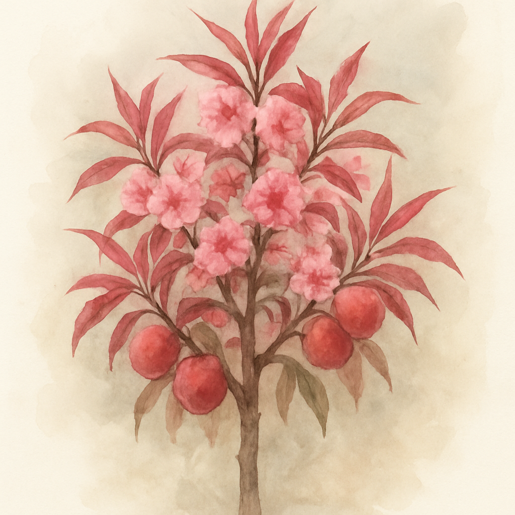Prunus persica 'Melred'