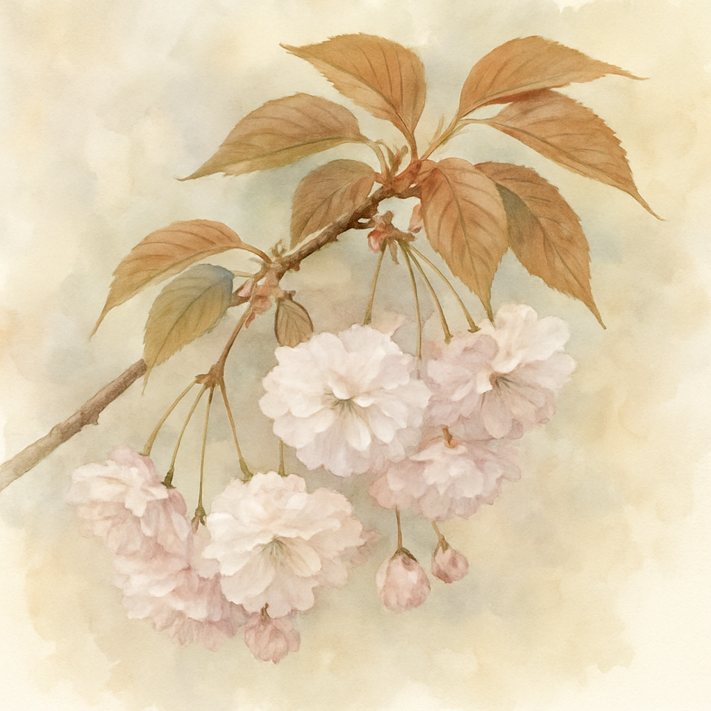 Prunus serrulata 'Shirofugen'