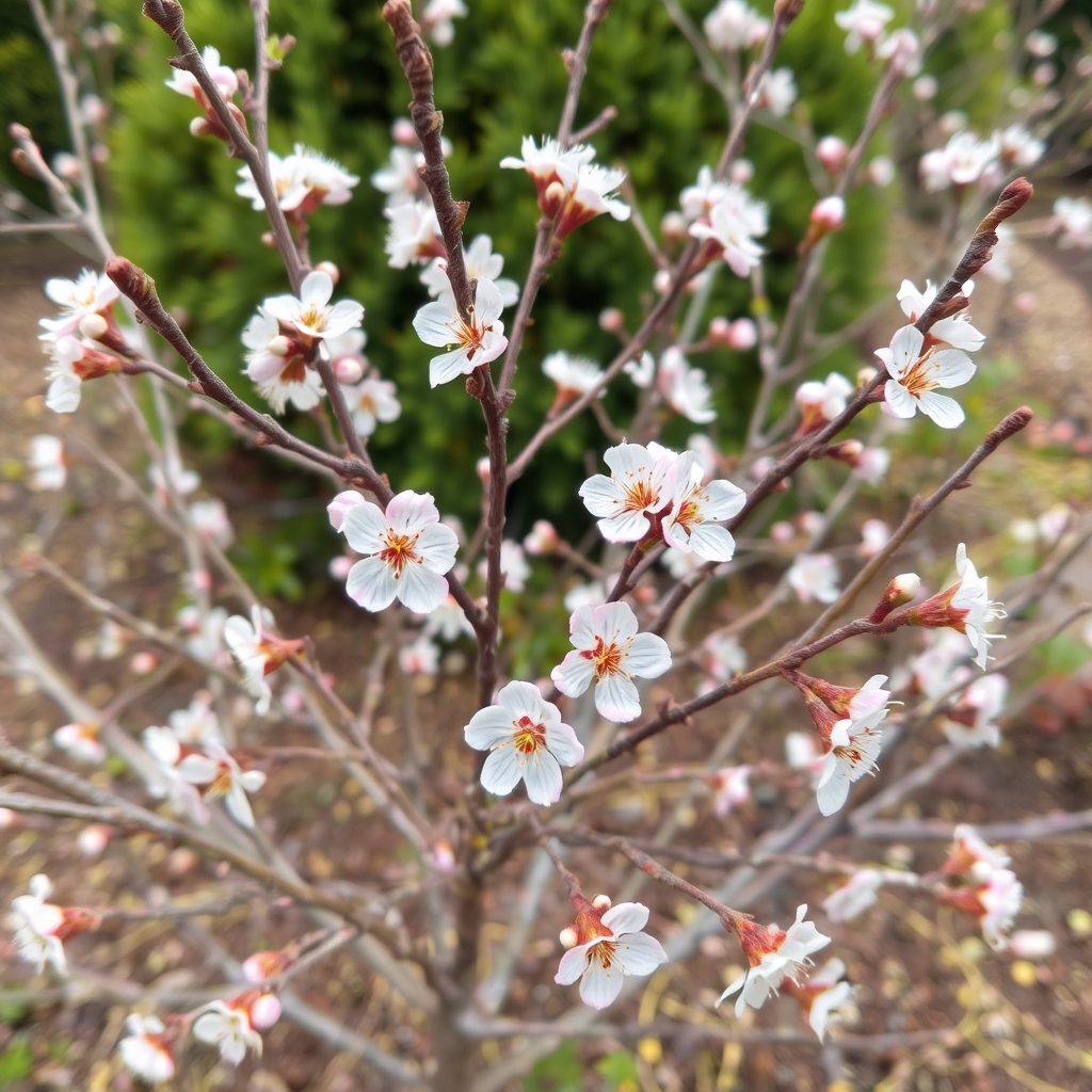 Prunus subhirtella Autumnalis (Winter flowering cherry)