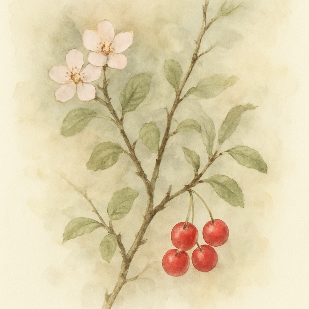 Prunus tomentosa Nanking Cherry