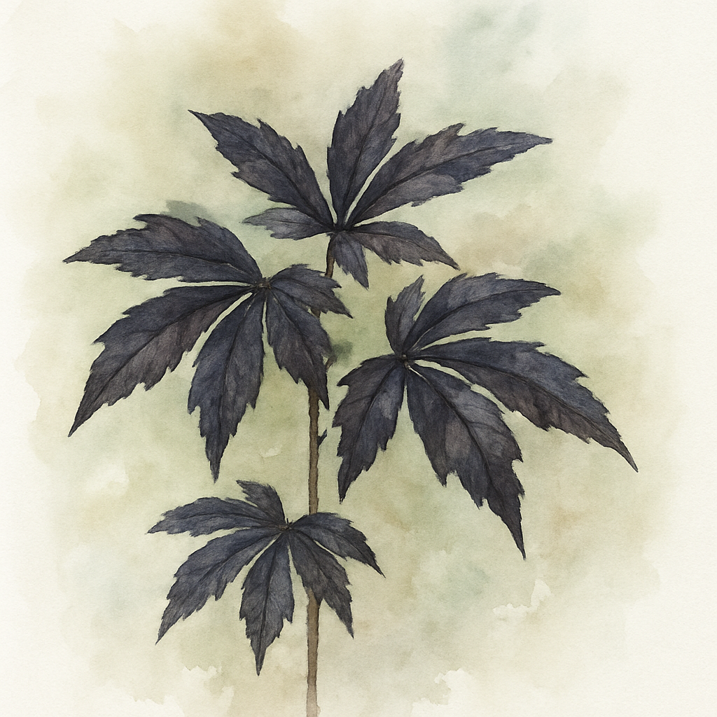 Pseudopanax lessonii ‘Dark Star’