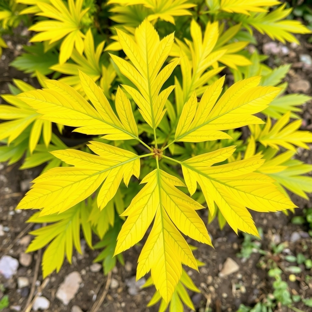 Pseudopanax lessonii ‘Gecko Gold’
