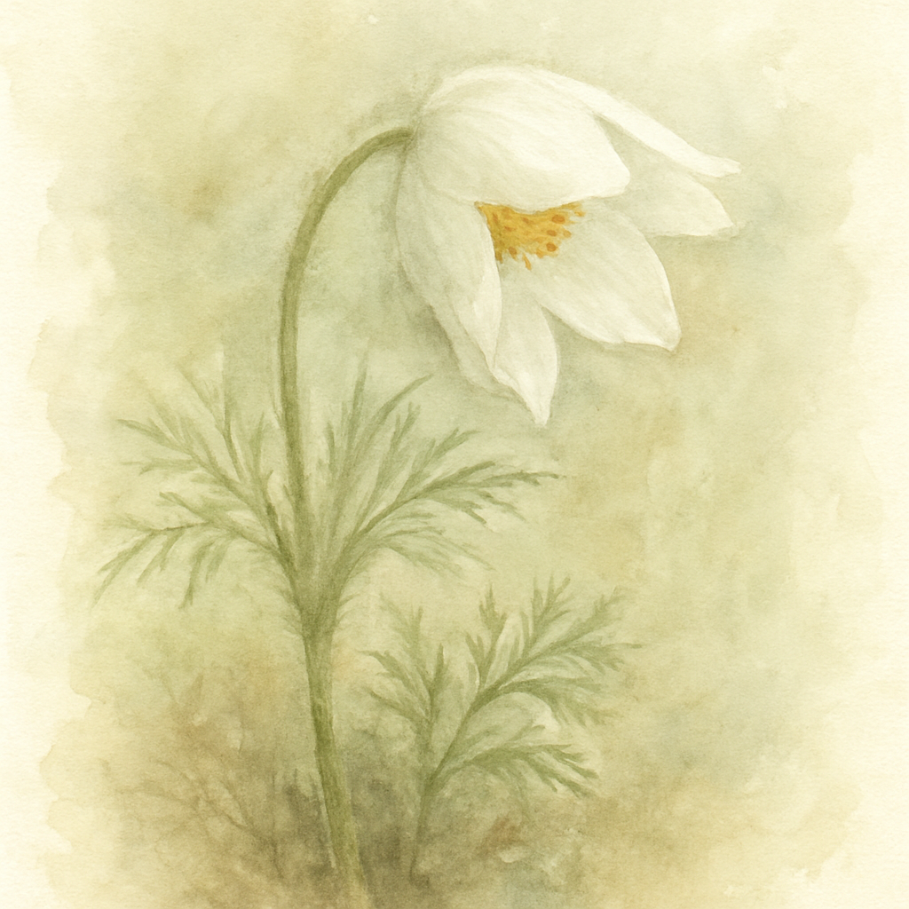 Pulsatilla - white