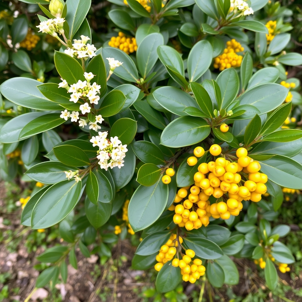 Pyracantha gibbsii ‘Gold Rush’