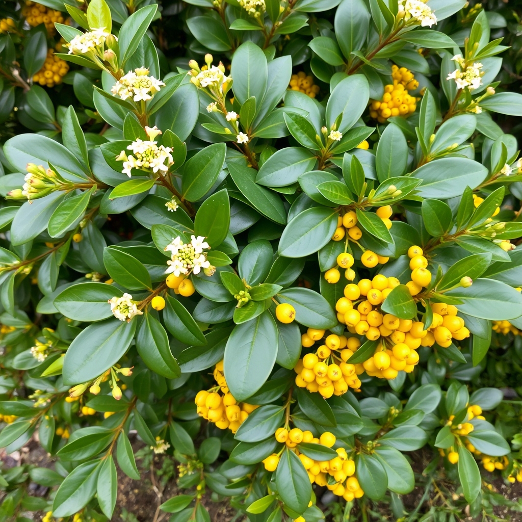 'Golden Sun' Pyracantha Hedge Plants