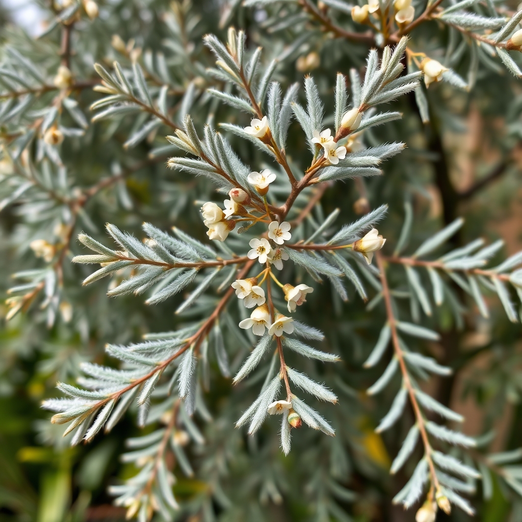 Pyrus elaeagnifolia 'Silver Sails' Tree