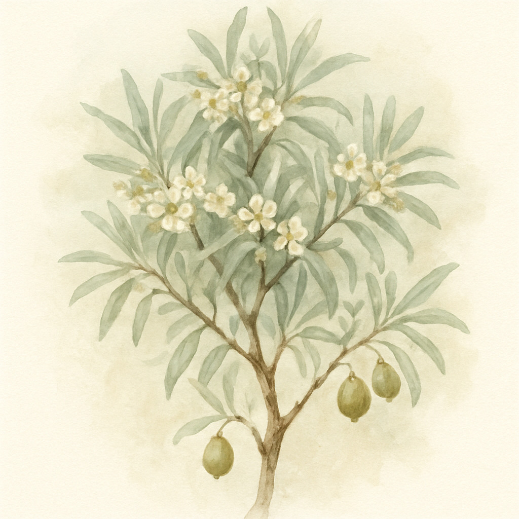Pyrus elaeagnifolia 'Silver Sails' Tree