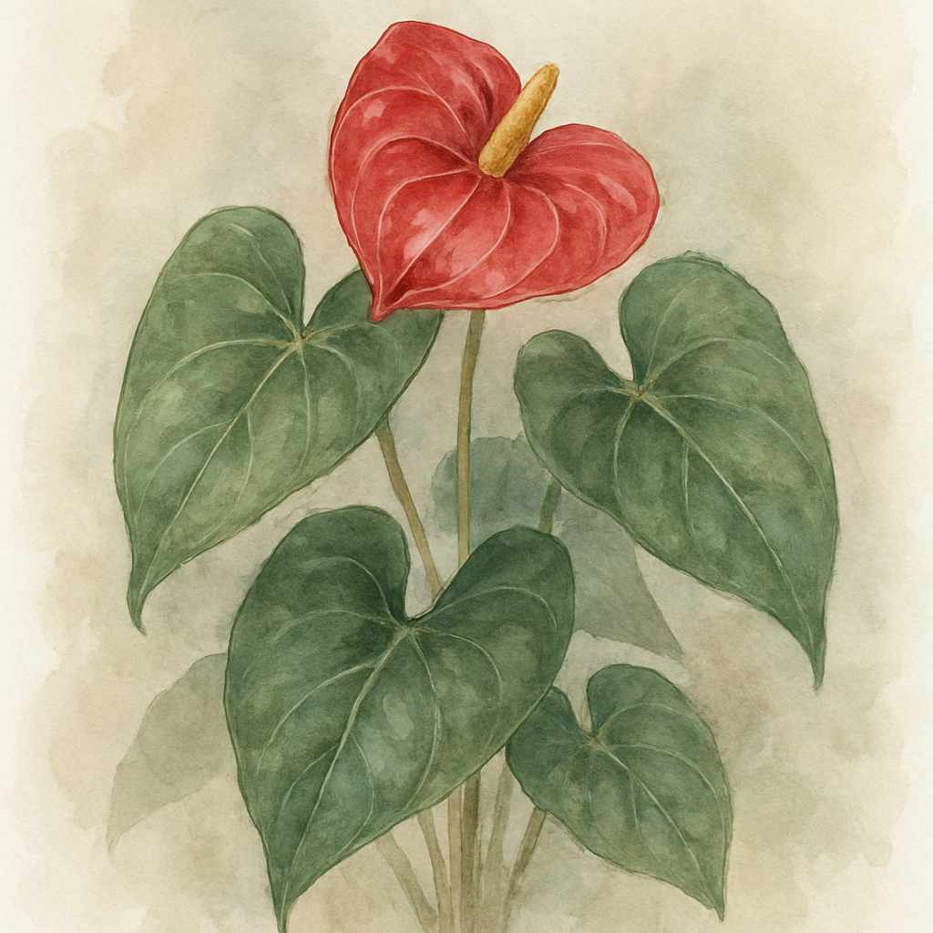 Anthurium 'Queen of Hearts'
