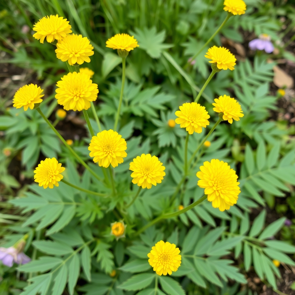 Ranunculus acris Flore Pleno (Batchelor’s buttons/double meadow buttercup)