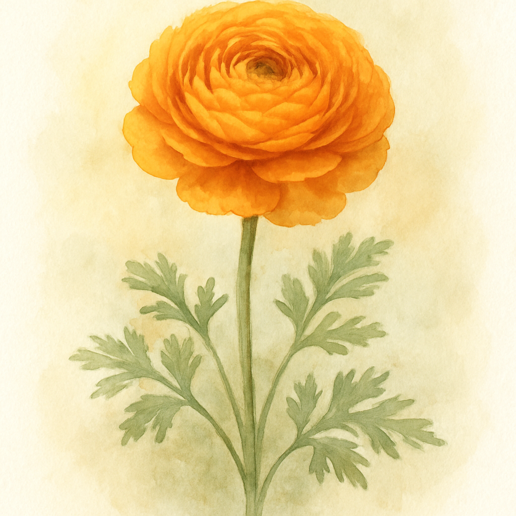 Ranunculus montanus Molten Gold