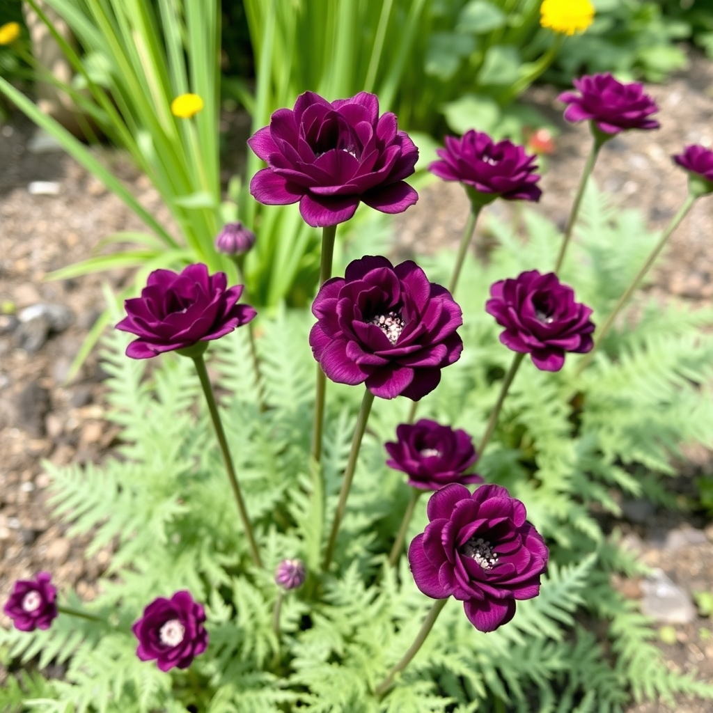 Ranunculus 'Purple Heart'