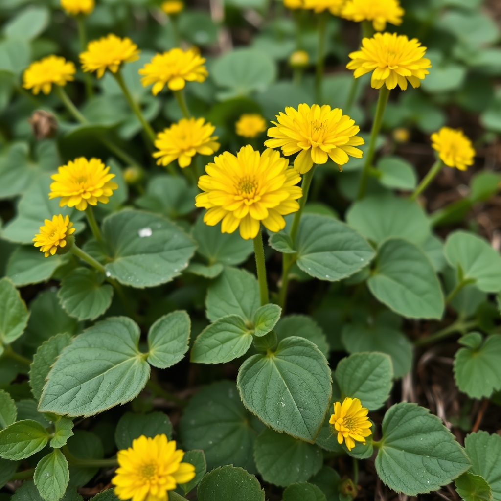 Ranunculus repens Pleniflorus (Double creeping buttercup)