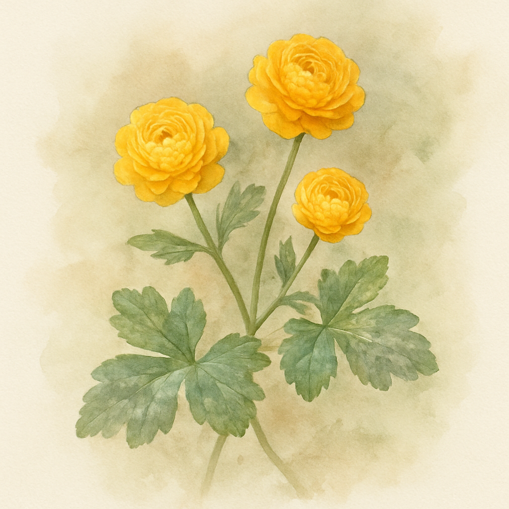 Ranunculus repens Pleniflorus (Double creeping buttercup)