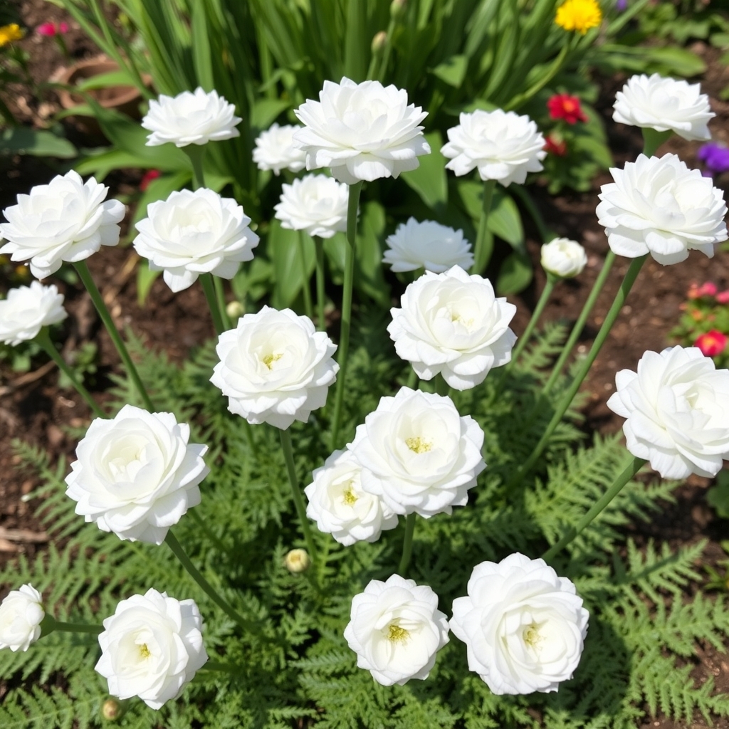 Ranunculus 'Snow White'