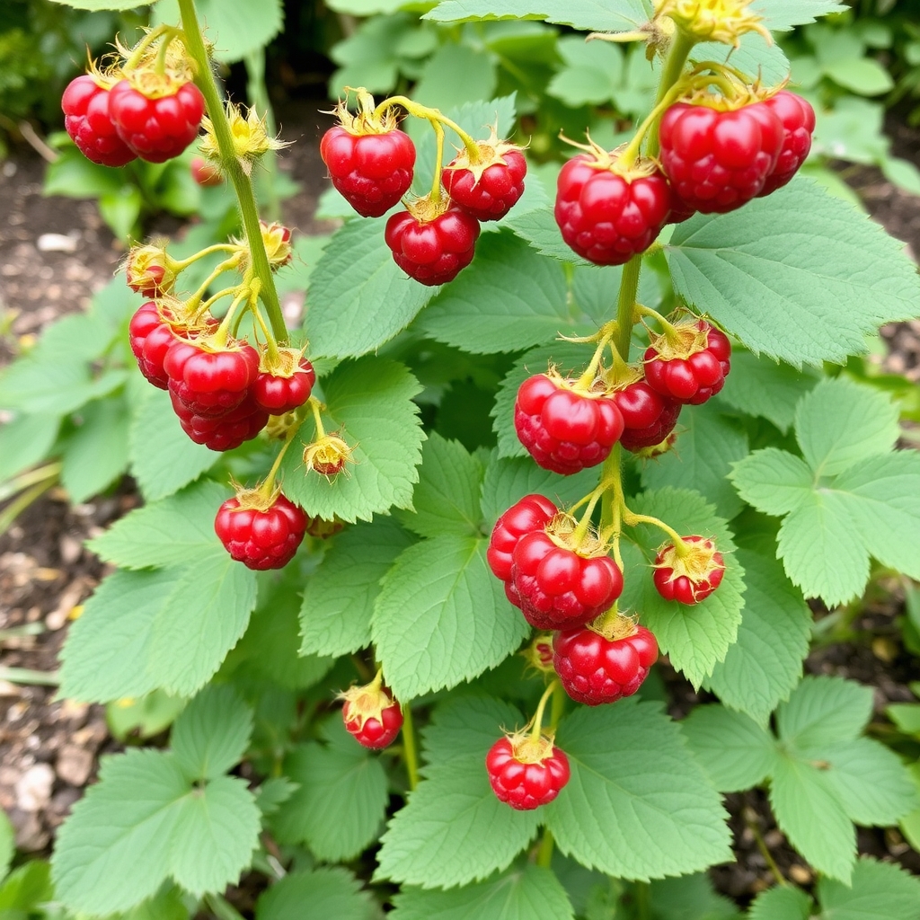 Raspberry (Rubus idaeus 'Glen Ample')
