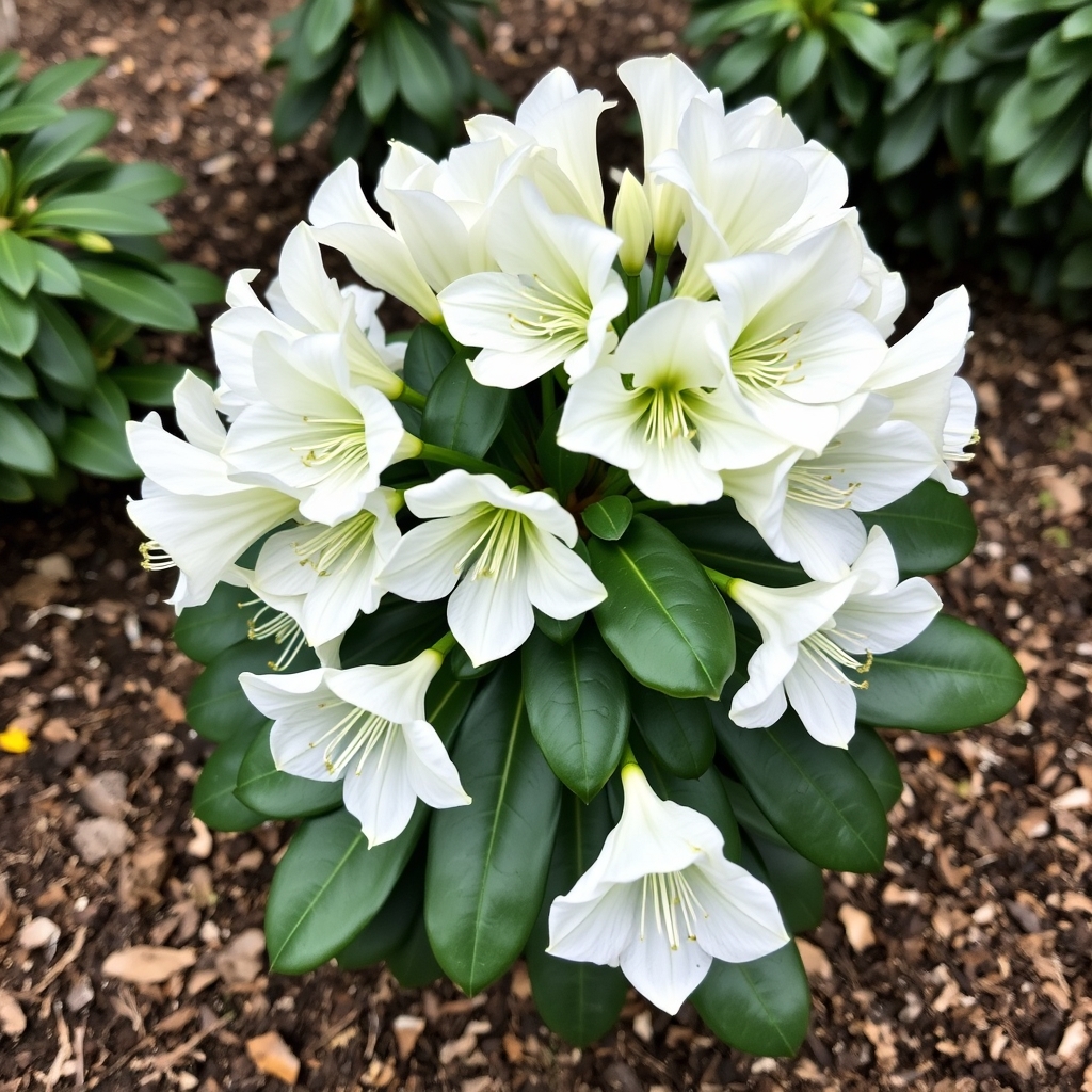 Rhododendron Cunningham's White