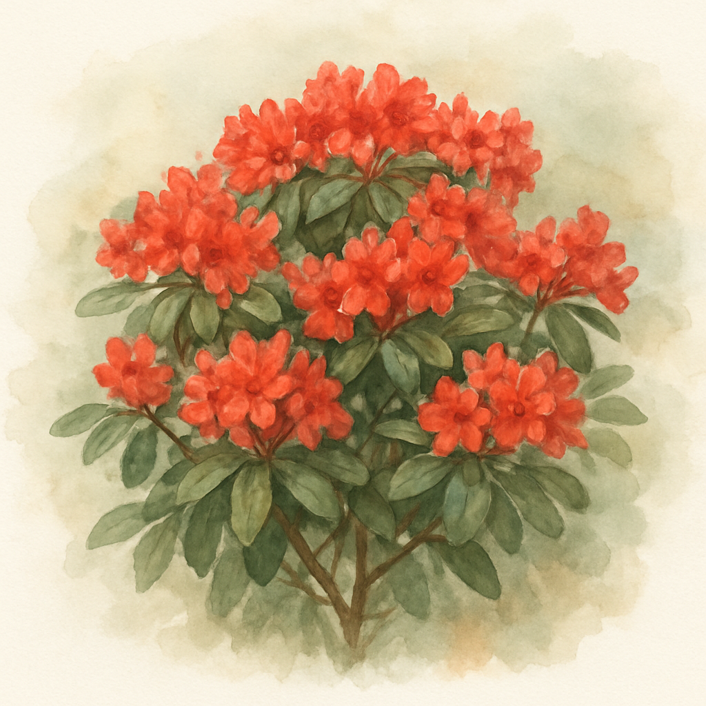 Rhododendron 'Firelight' Shrub