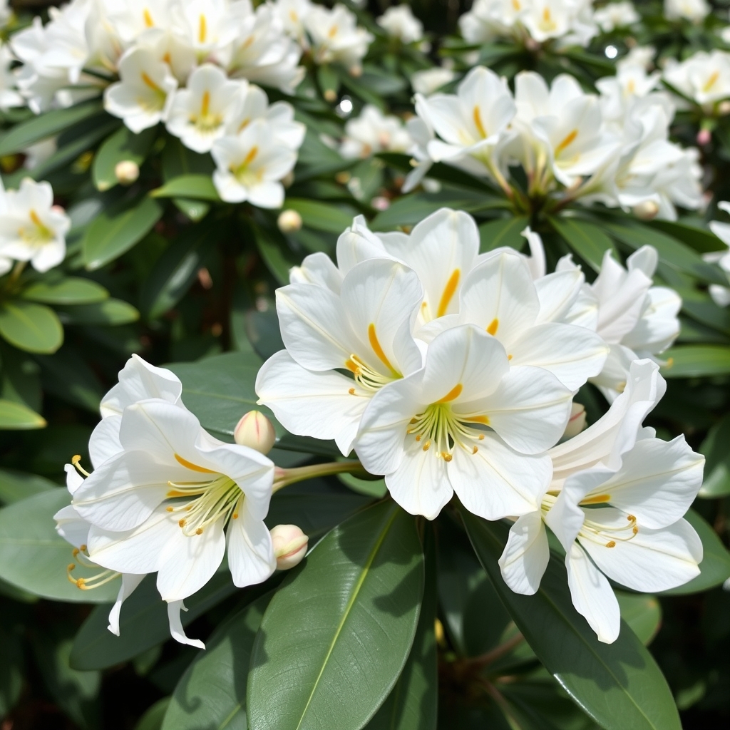 Rhododendron Hyb Madame Masson Wide