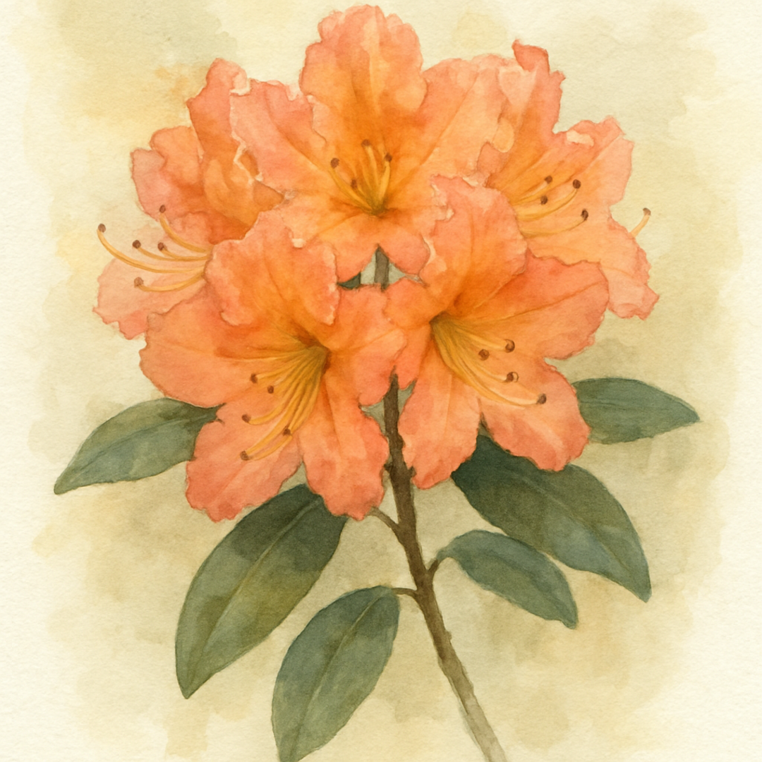 Rhododendron Hybrid Tortoise Orange
