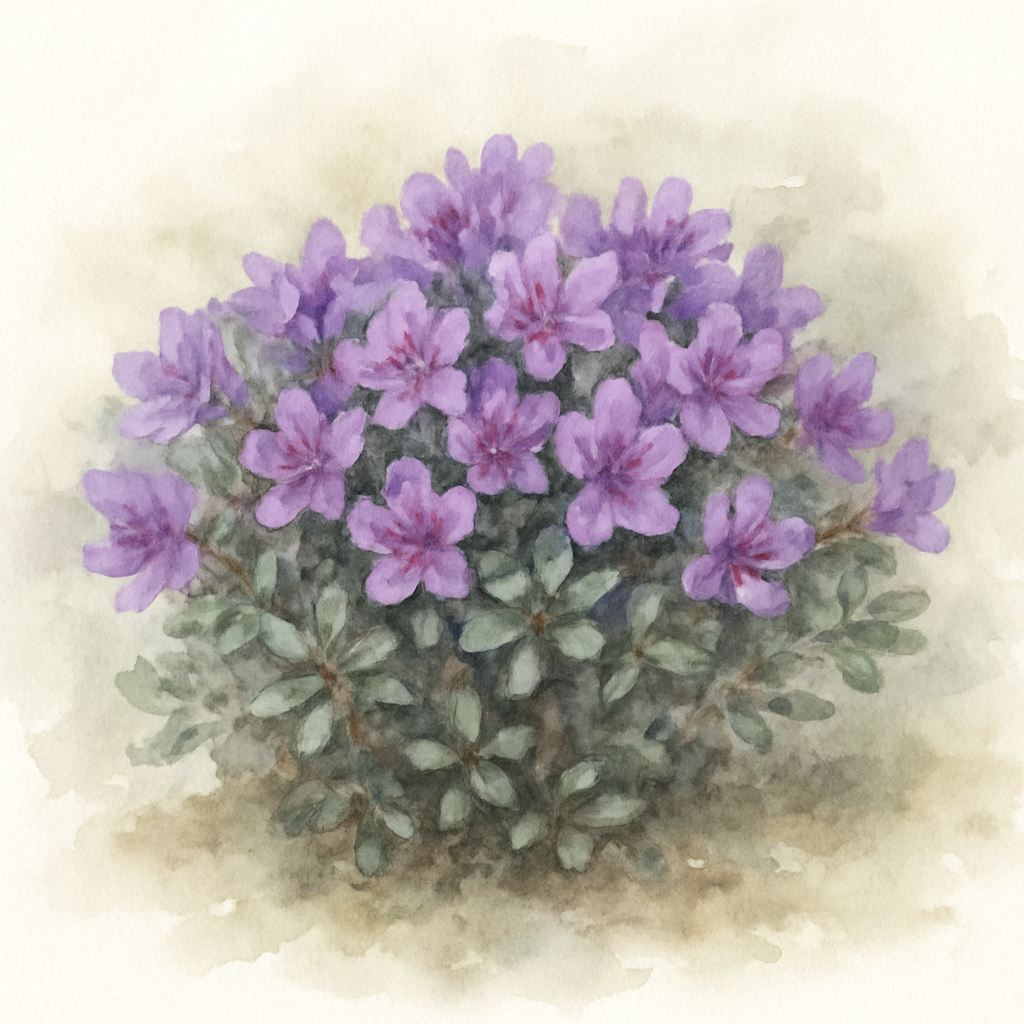 Rhododendron 'Purple Gem' Shrub