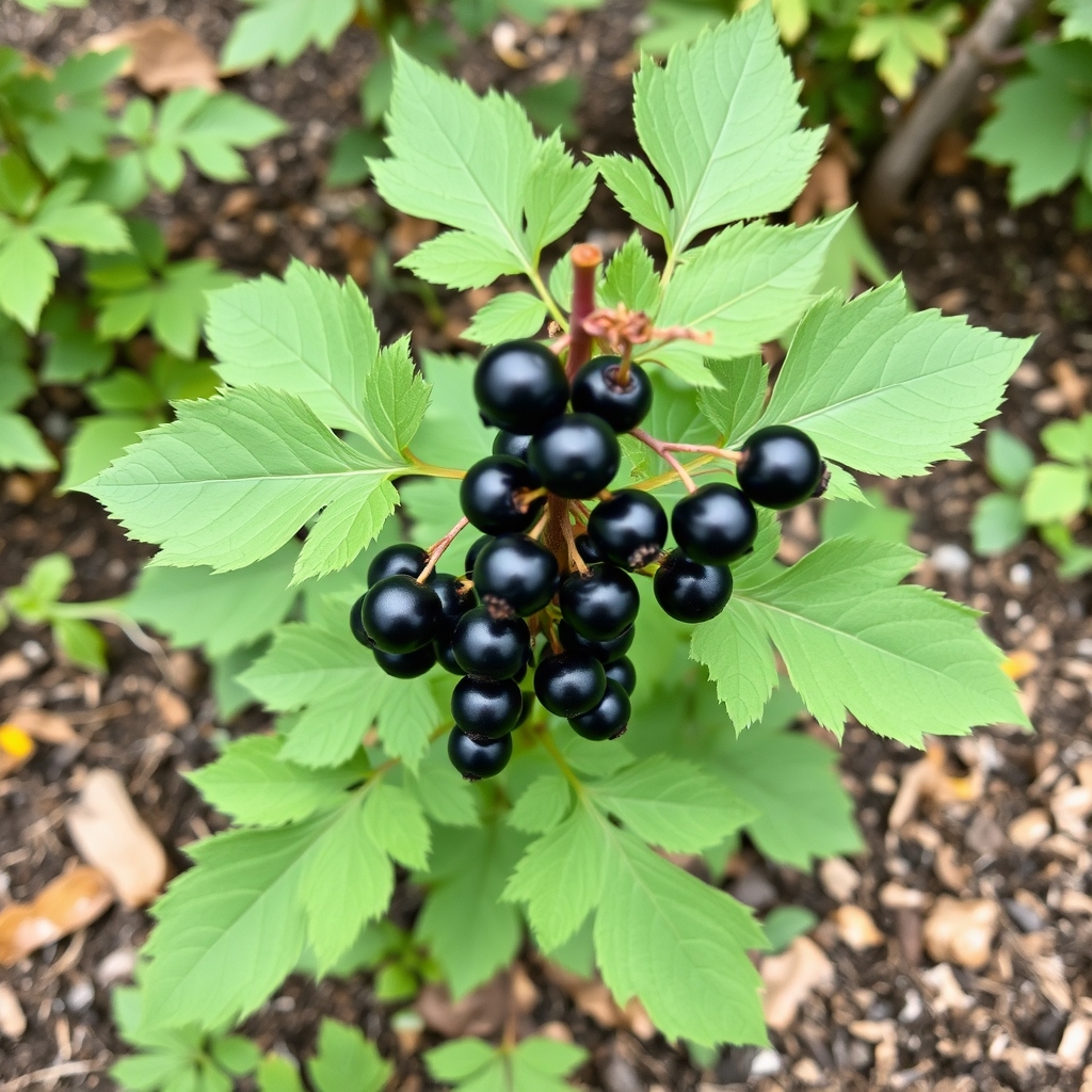 Ribes nigrum 'Titania' Blackcurrant 'Titania'