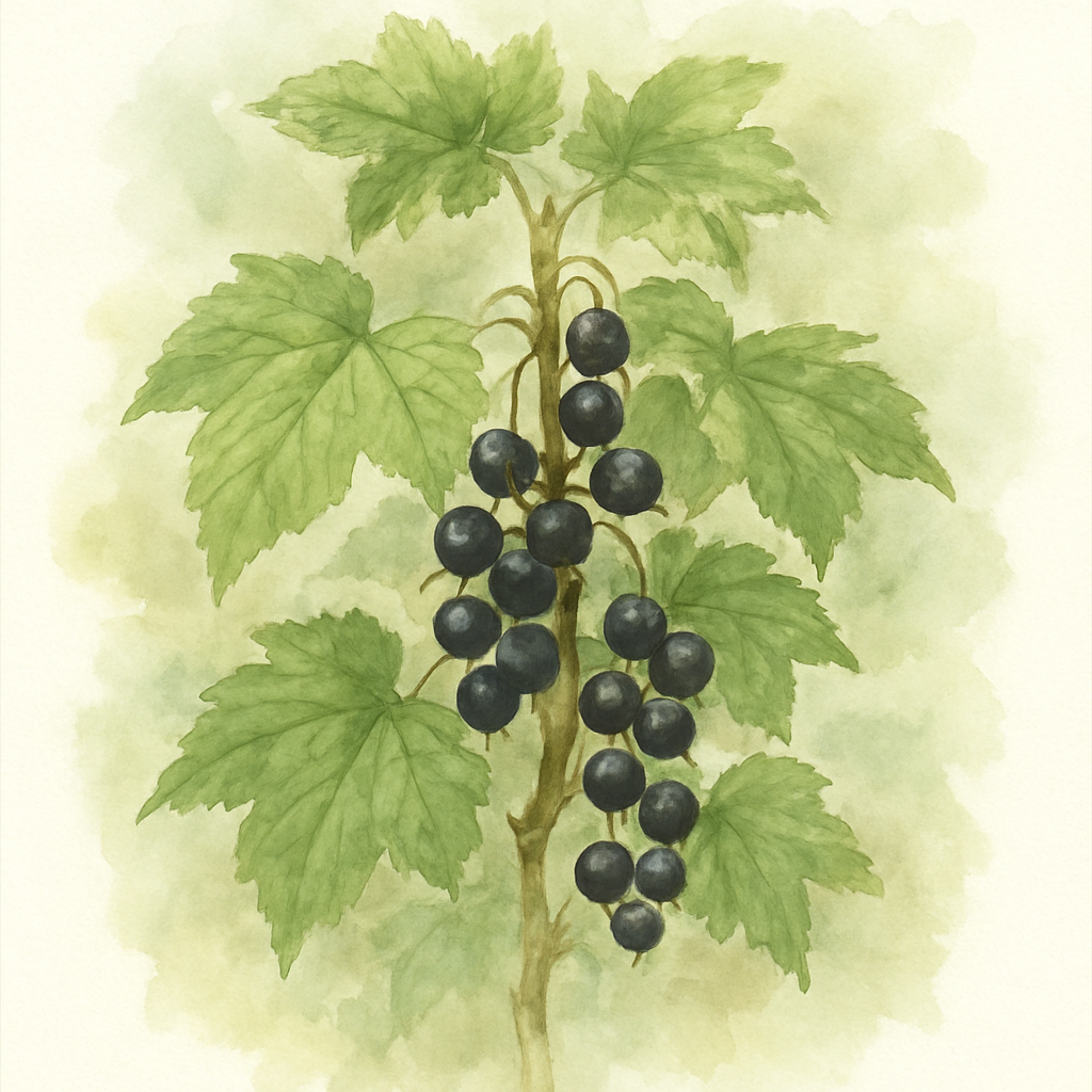 Ribes nigrum Blackcurrant 'Titania'