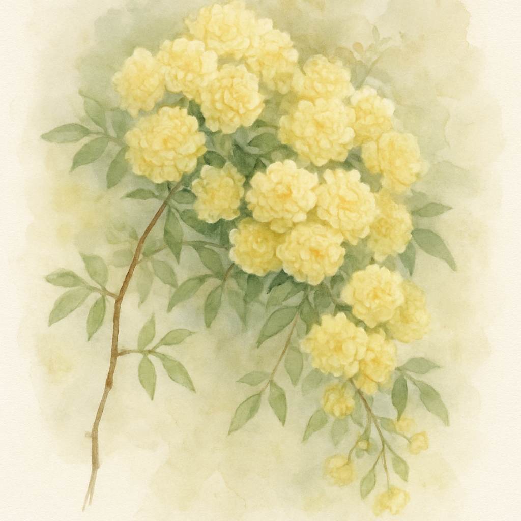 Rosa banksiae 'Lutea'