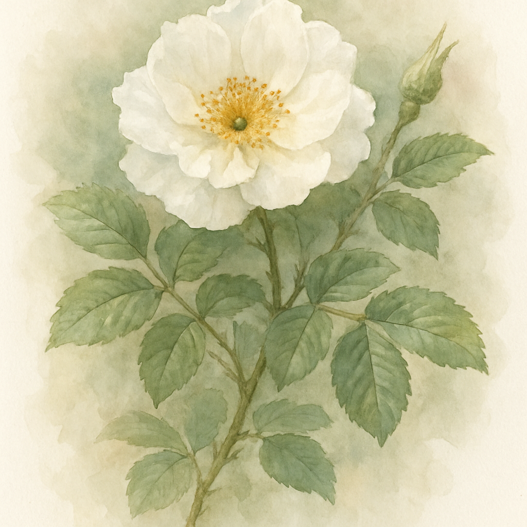 Rosa Blanc Double de Coubert