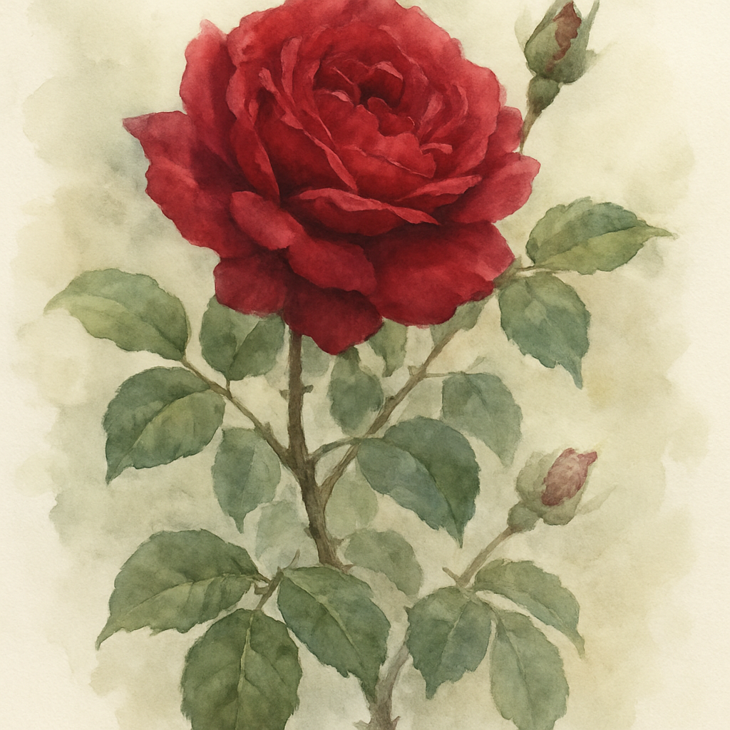 Rosa Climbing Etoile de Hollande