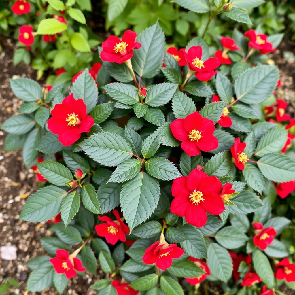 Rosa Flower Carpet Red