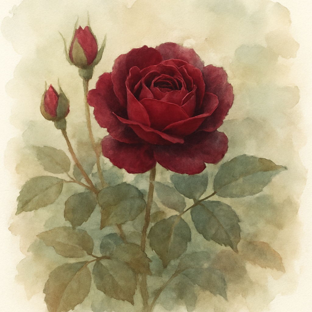 Rosa 'Munstead Wood'
