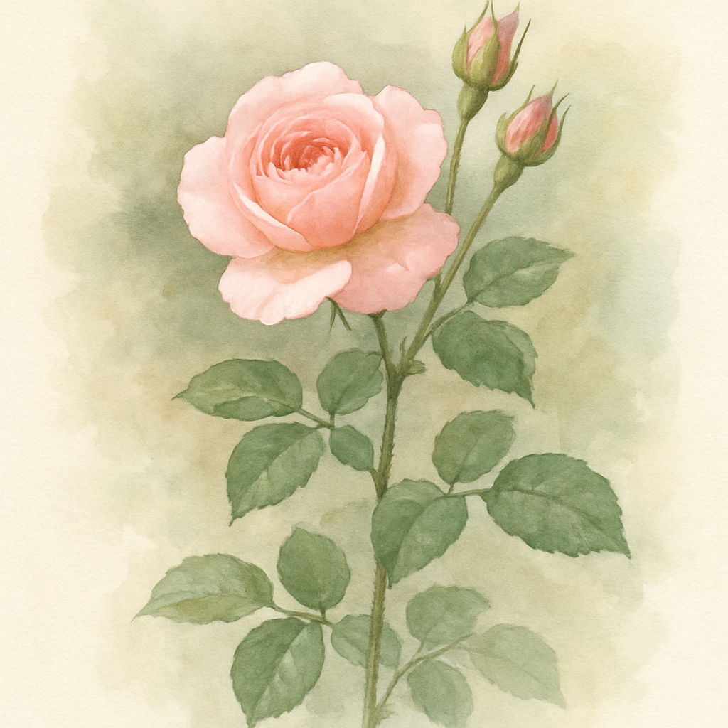 Rosa 'Queen of Sweden'