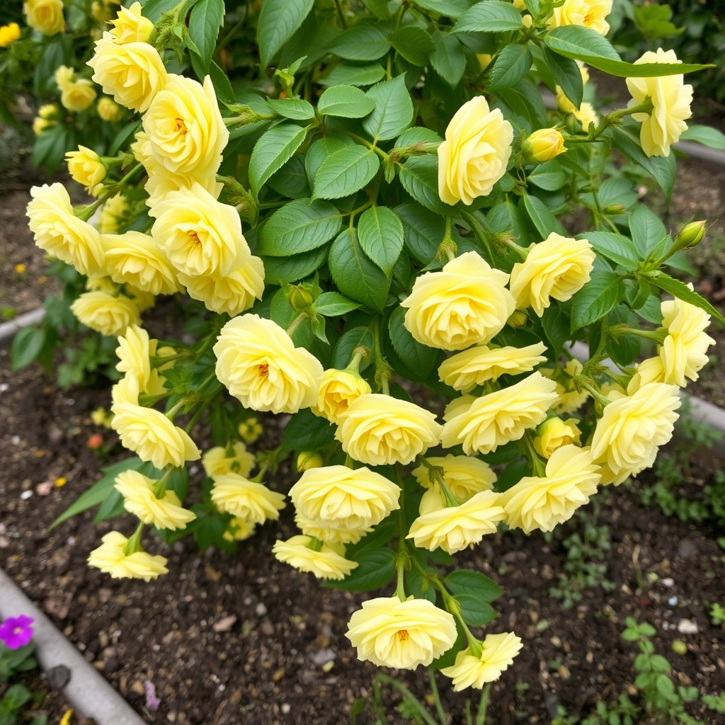 Rose Banksiae Lutea