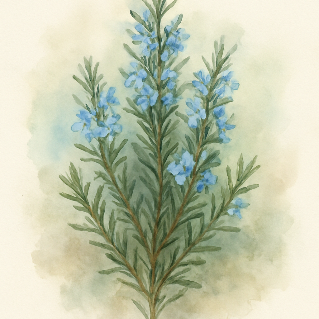 Rosemary: Blue winter (Salvia rosmarinus ‘Blue winter)