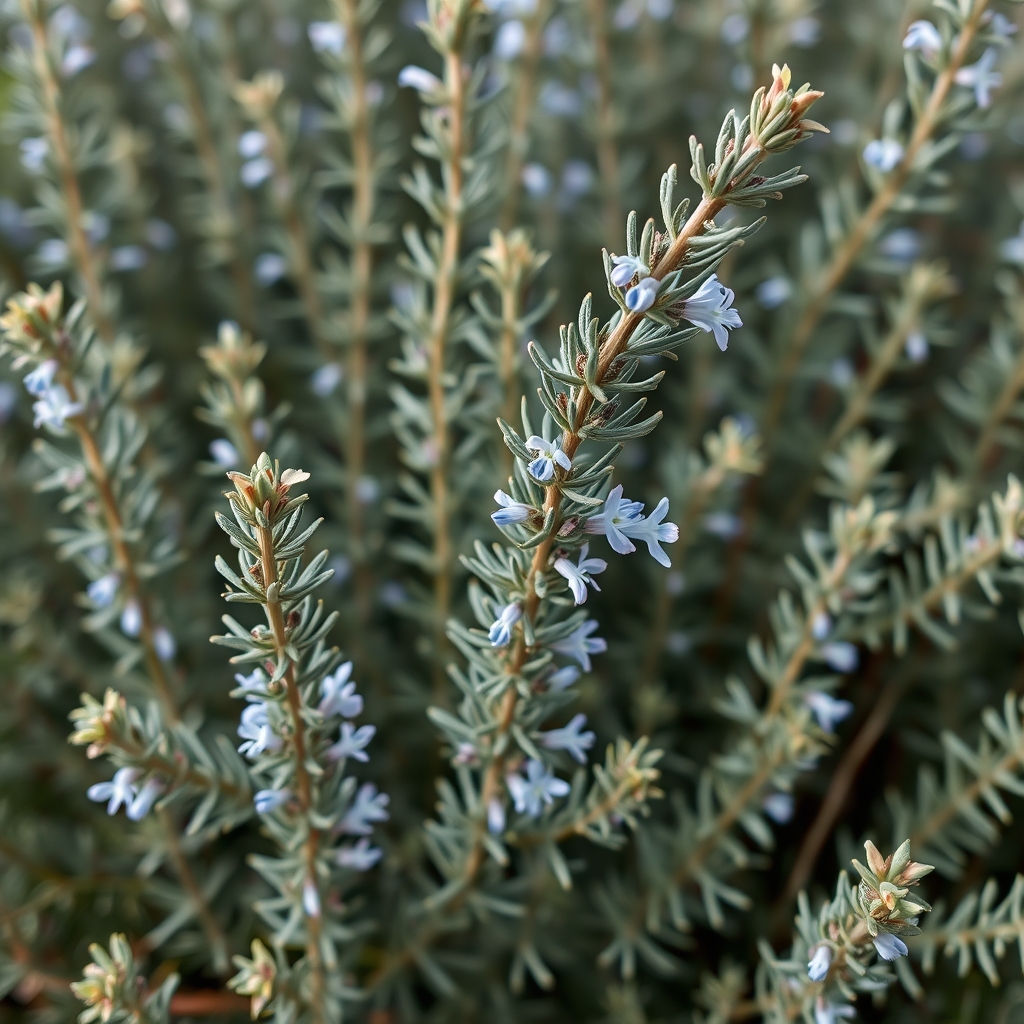 Rosemary: Foxtail (Salvia rosmarinus ‘Foxtail’)