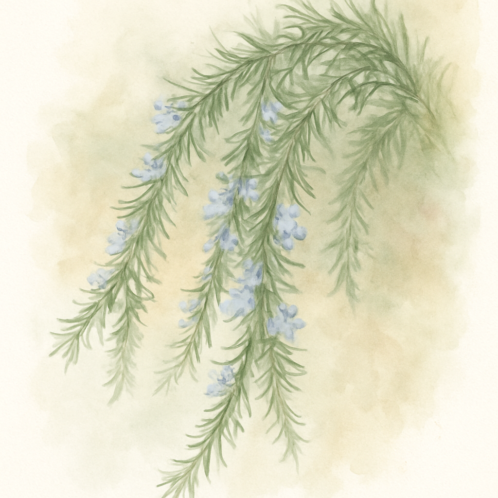 Rosemary: Foxtail (Salvia rosmarinus ‘Foxtail’)