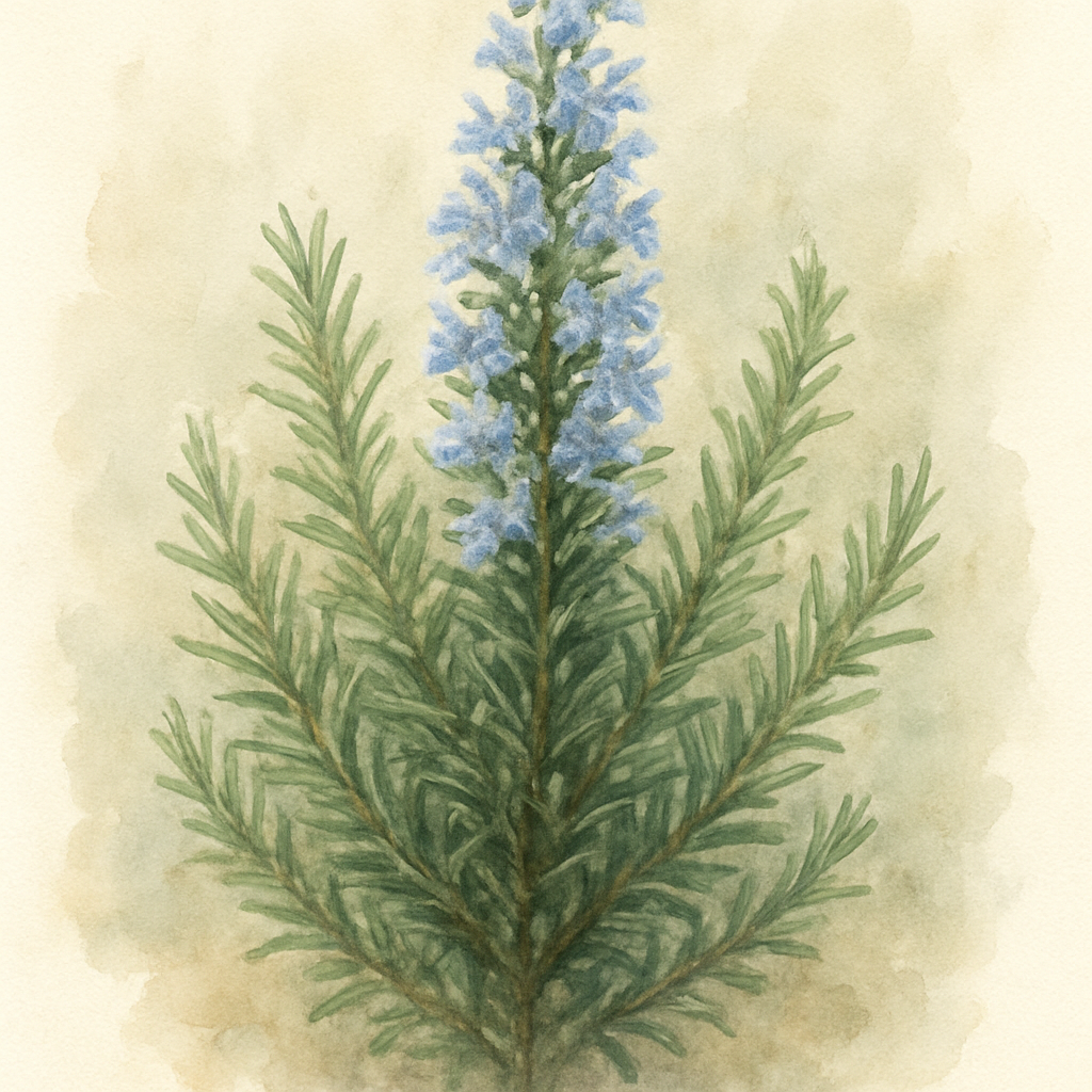 Rosemary: Foxtail (Salvia rosmarinus ‘Foxtail’)