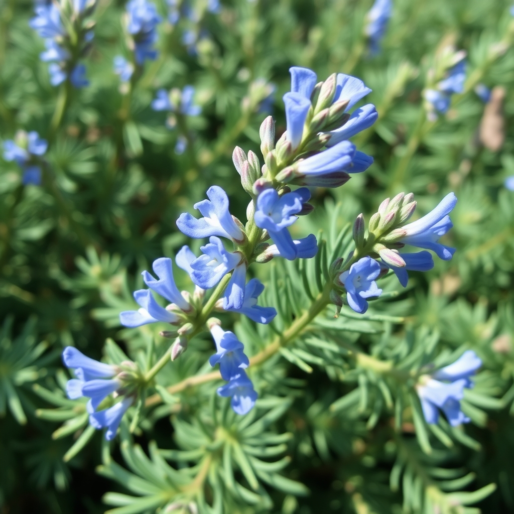 Rosemary: Primley Blue (Salvia rosmarinus 'Primley Blue')