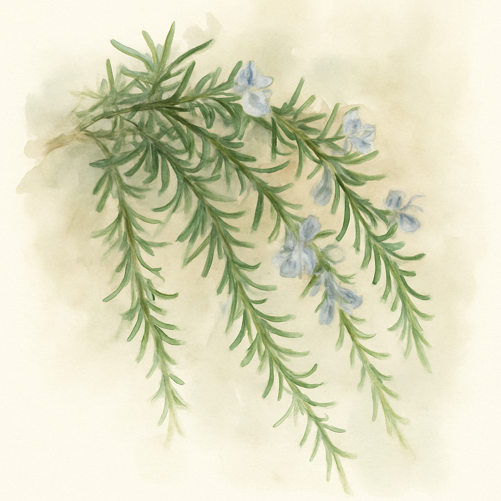 Rosemary: Trailing Rosemary (Salvia rosmarinus 'Prostratus Group')