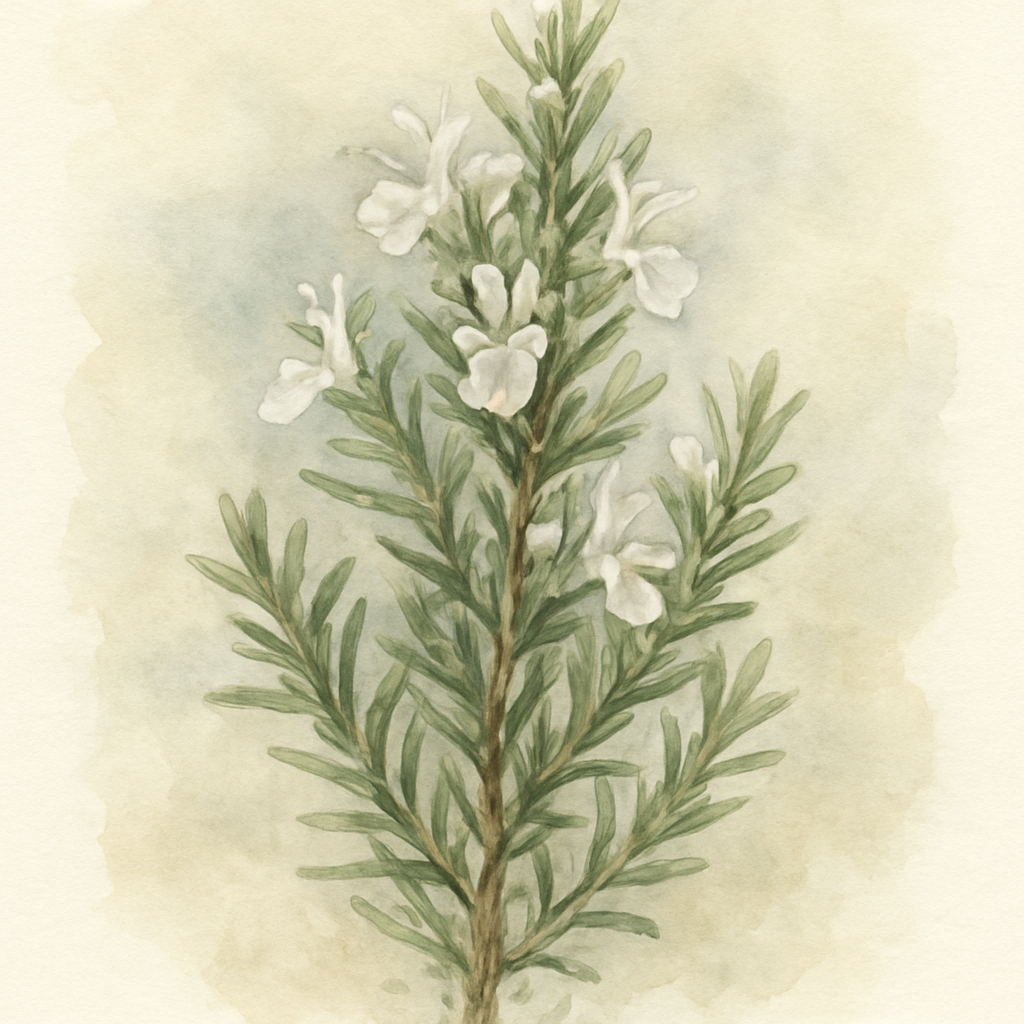 Rosemary: White (Salvia rosmarinus 'Albus')