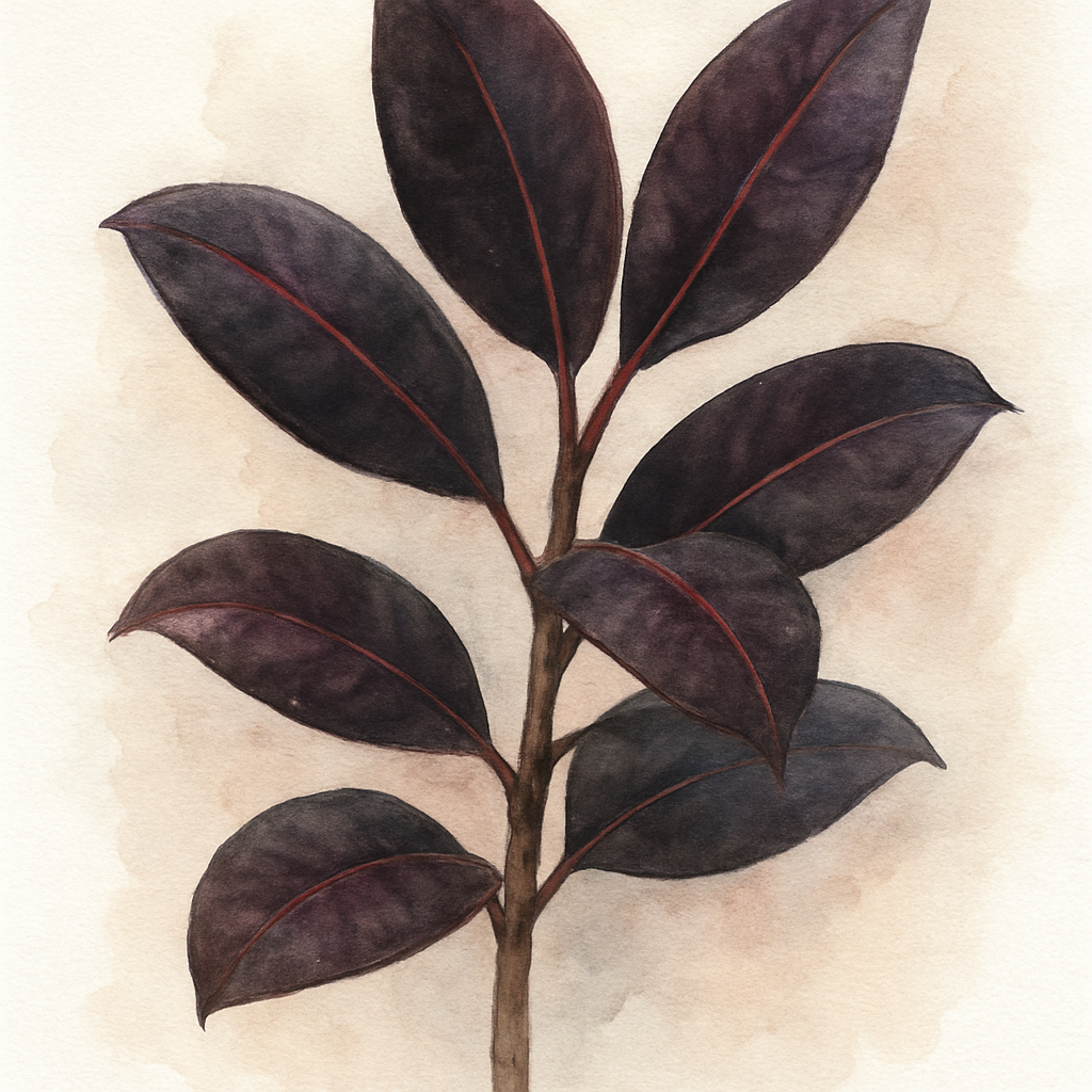 Rubber Plant Burgundy