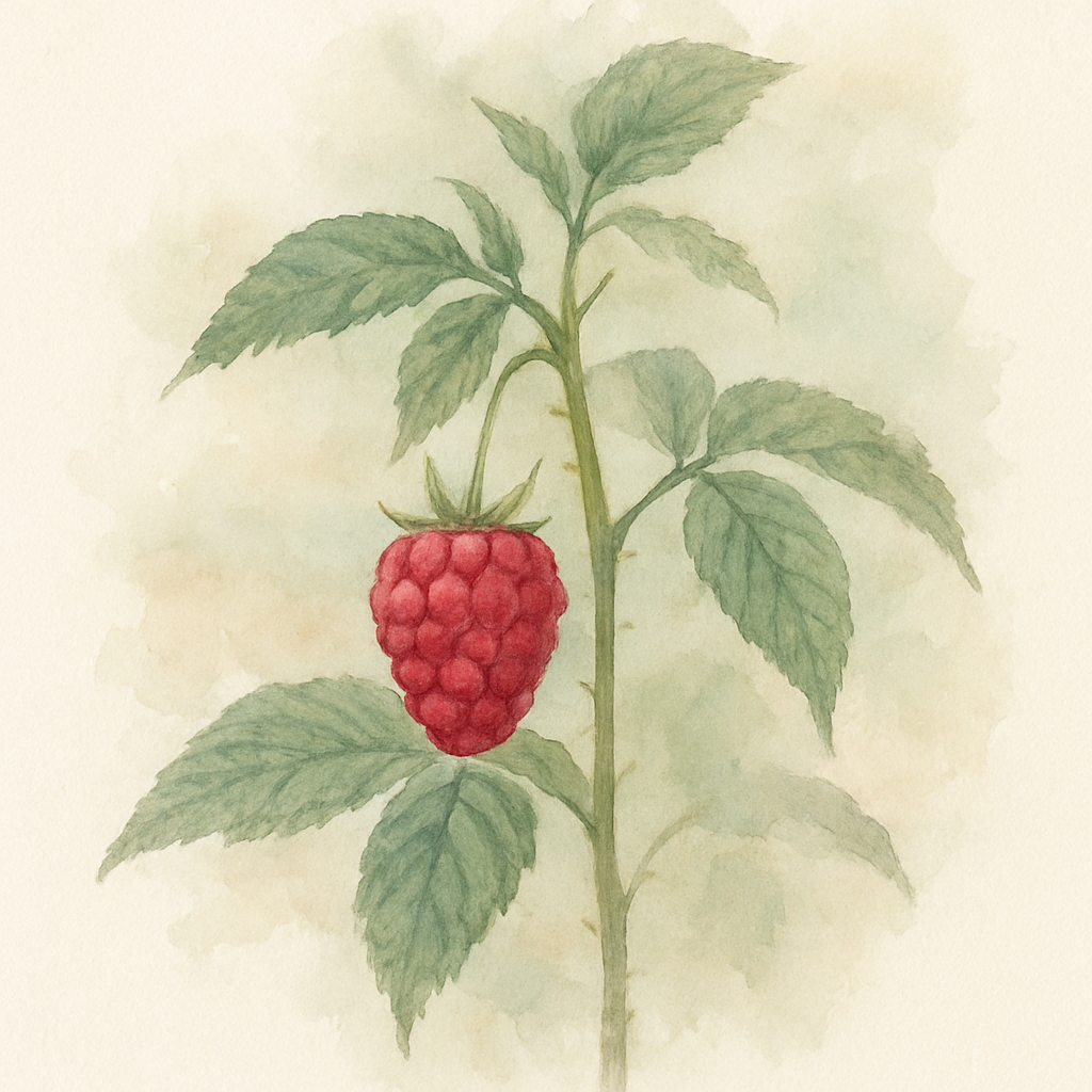Rubus idaeus 'Polka'