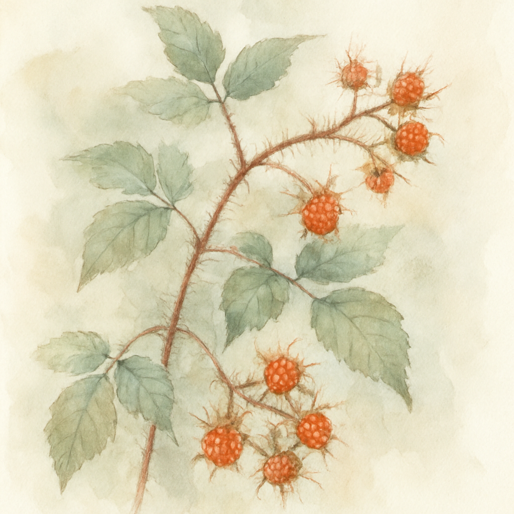 Rubus phoenicolasius Japanese Wineberry