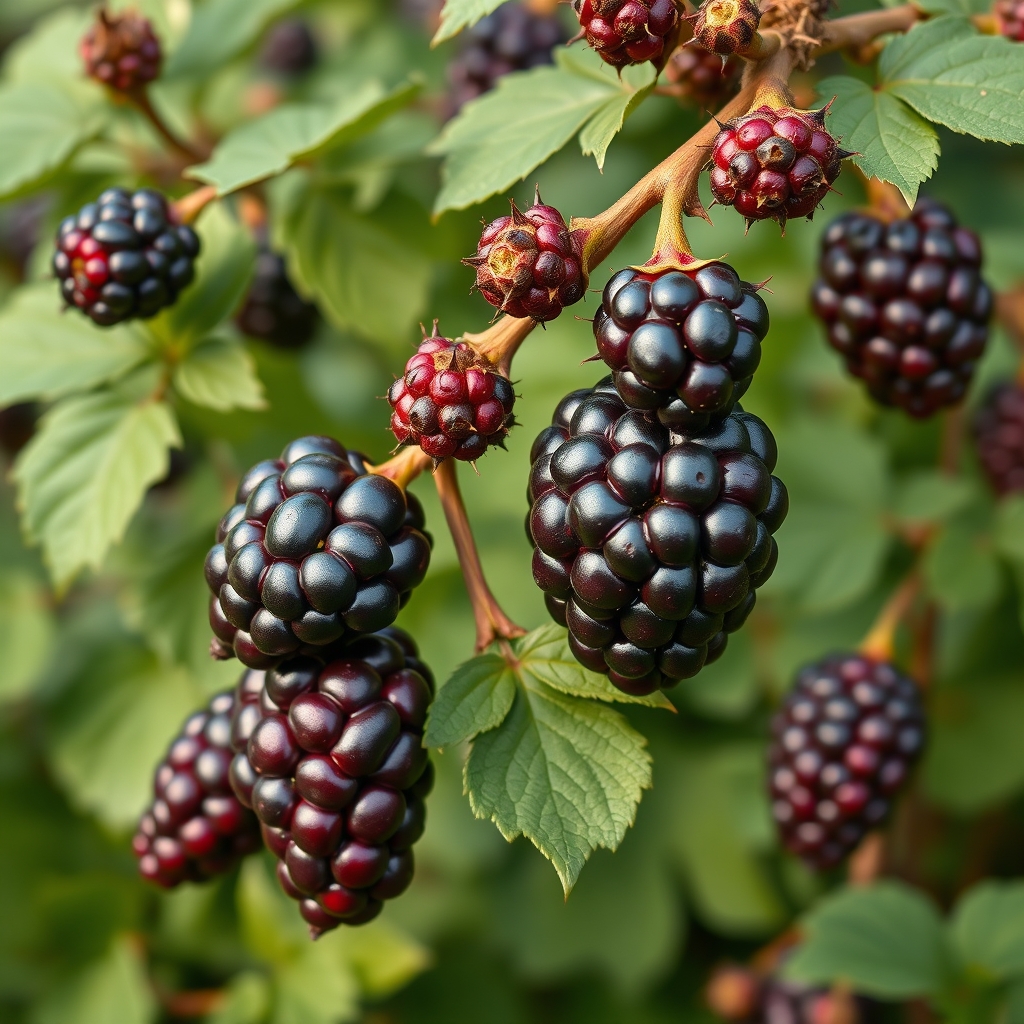 Rubus ursinus x idaeus Boysonberry