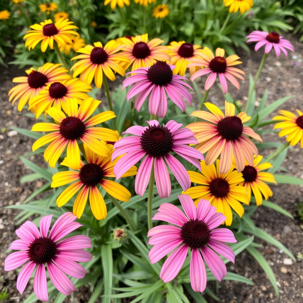 Echinacea, Rudbeckia & Heliopsis Mix